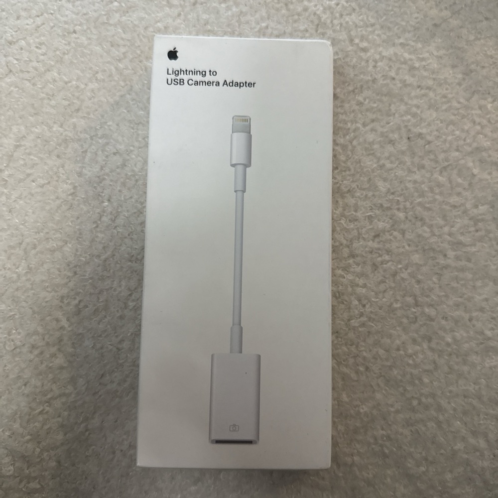 Apple Lightning to USB Camera Adapter — White